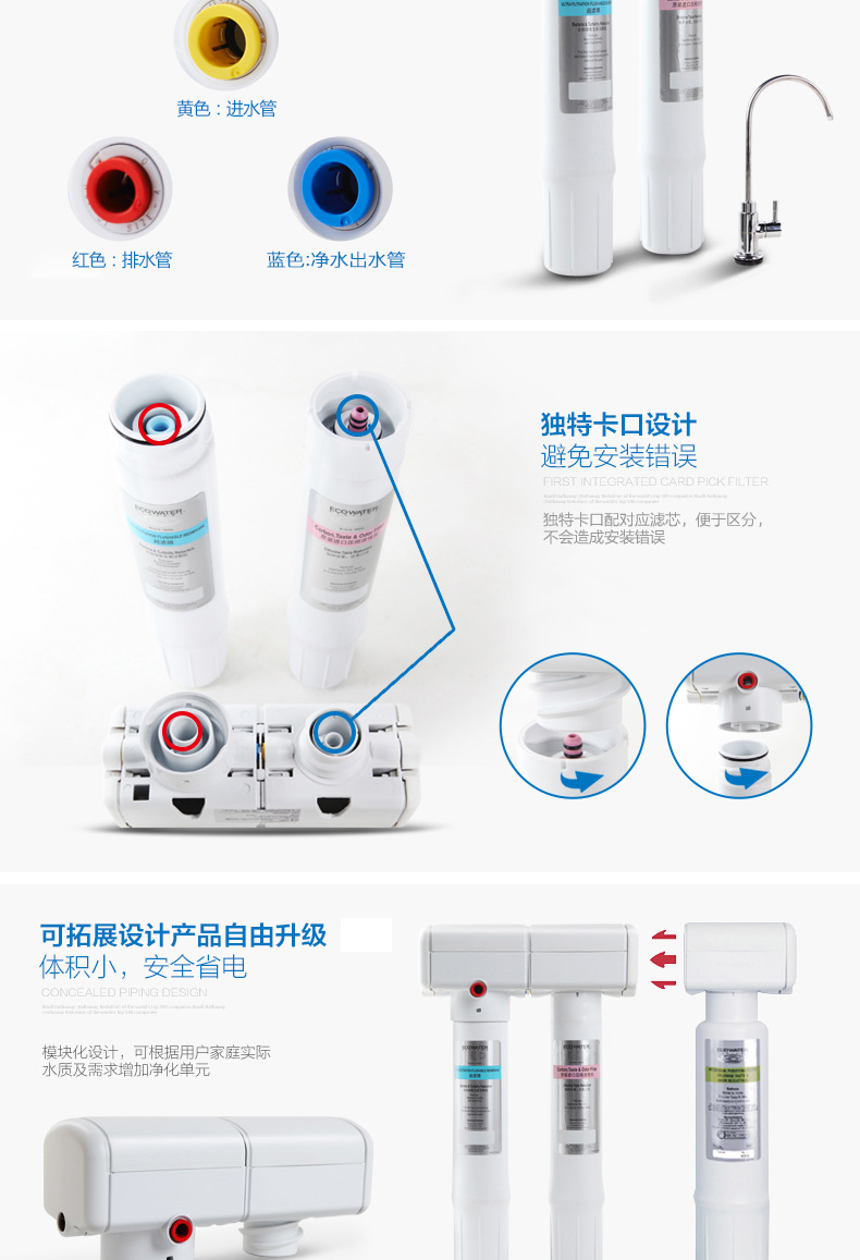 美国怡口超滤纯水机800FFDC